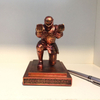 Resin Soldier Ornament Figurine Home Decor Resin Pencil Holder with a Pen for Men Gift