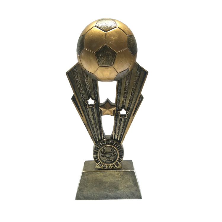 Customized Trophy Award Resin World Cup Football Trophy for Souvenir Gift