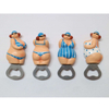 Wholesale Custom Resin Fat Women Bottle Opener Fridge Magnet Tourist Souvenir Beer Bottle Opener