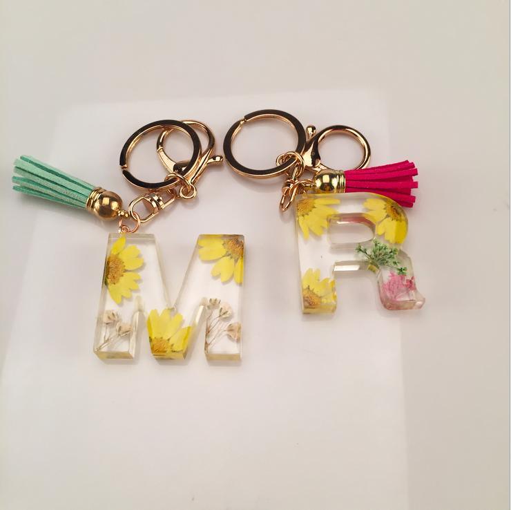 Wholesale Custom Beach Souvenir Gift Resin Letters Keychain