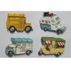 Creative Retro Style Home Decorative Resin Airplane Bus Shape Fridge Magnet for Souvenir Gift