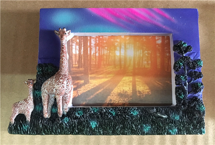 Africa Souvenir Resin Animal Picture Photo Frame