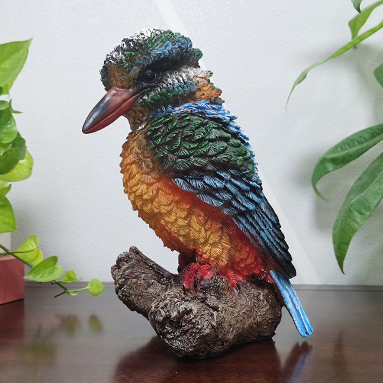 Custom Polyresin Craft Garden Yard Decoration Resin Animal Statue Bird Figurine