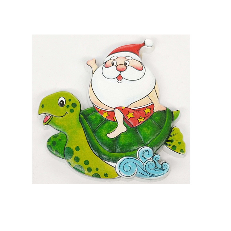 Resin Cartoon Christmas Souvenir Fridge Magnet Custom Christmas Magnet