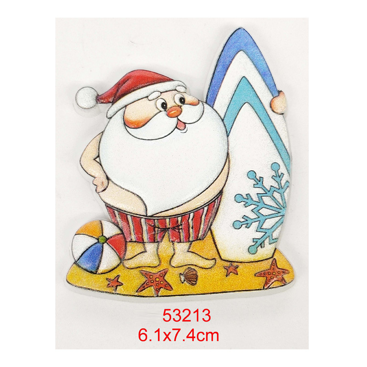 Resin Cartoon Christmas Souvenir Fridge Magnet Custom Christmas Magnet