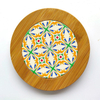 Custom Printing Pot Coaster Ceramic and Bamboo Coasters