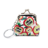 Custom Promotion Gift Small Change Purse PU Leather Coin Pouch Keychain