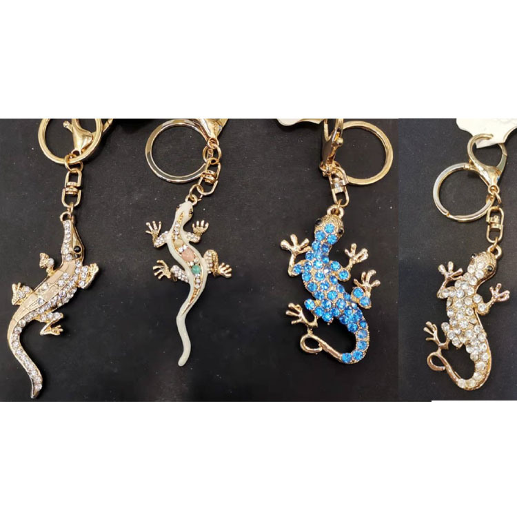 Luxury Crystal Women′s Bag Rhinestone Elephant Keychain for Promotion Gift