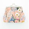 Custom Floral Pattern PU Leather Fashion Small Wallet Women Coin Purse