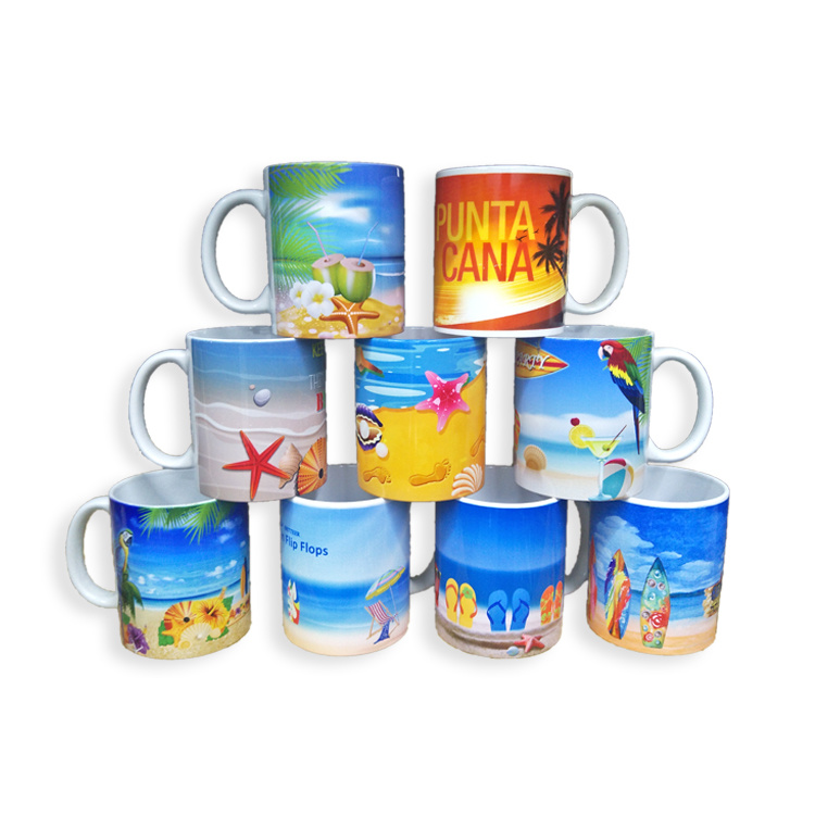 Wholesale Souvenir Ceramic Coffee Cup Custom City Tourist Souvenir Cup