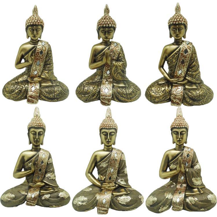 Religious Craft Polyresin Sleeping Buddha Statue for Home Decoration