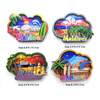 Country Souvenir Wood Magnet Colombia Souvenir Fridge Magnets