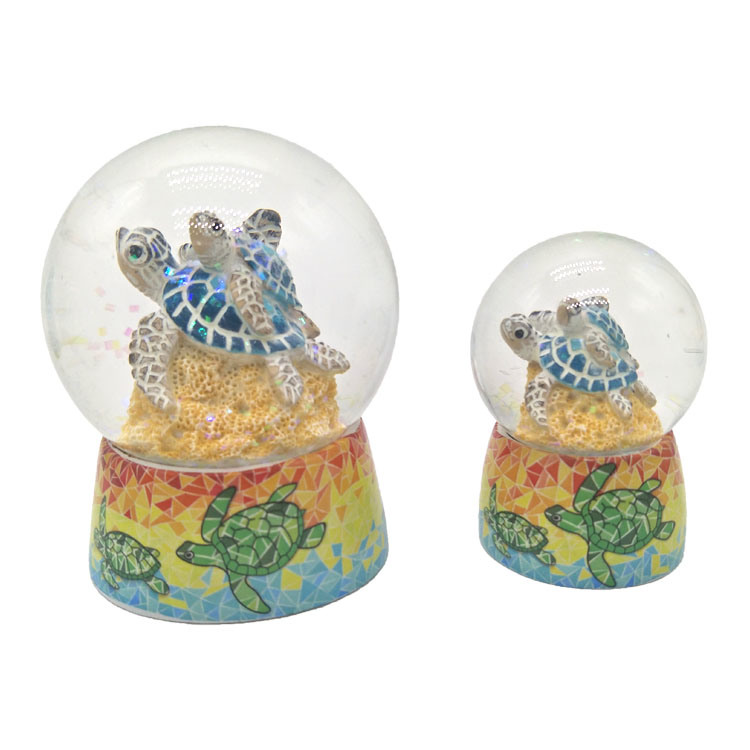 Custom Printing Decal Resin Spain Souvenir Barcelona Snow Globe