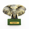 Africa, Kenya, Tanzania, Namibia Souvenir Big Five Animal Head Decoration Crafts Resin Fridge Magnet