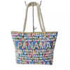 Custom Foam Logo Canvas Travel Souvenir Panama Beach Tote Bag