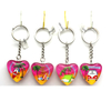 Custom Beach Tourist Souvenir Gift Glass Key Chains