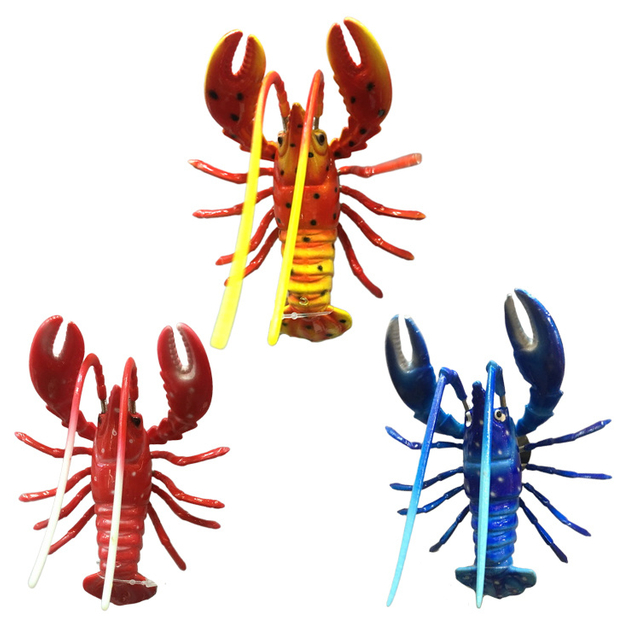 Wholesale Lobster Fridge Magnet Cute Sea Life Animal Bobble Head Magnets for Kitchen Fridge Decor