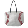 Women Canvas Travel Beach Large Sports Baseball Tote Bag