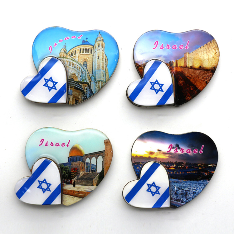 Custom Middle East Travel Souvenirs Egypt Arab Qatar Israel Souvenir Fridge Magnet