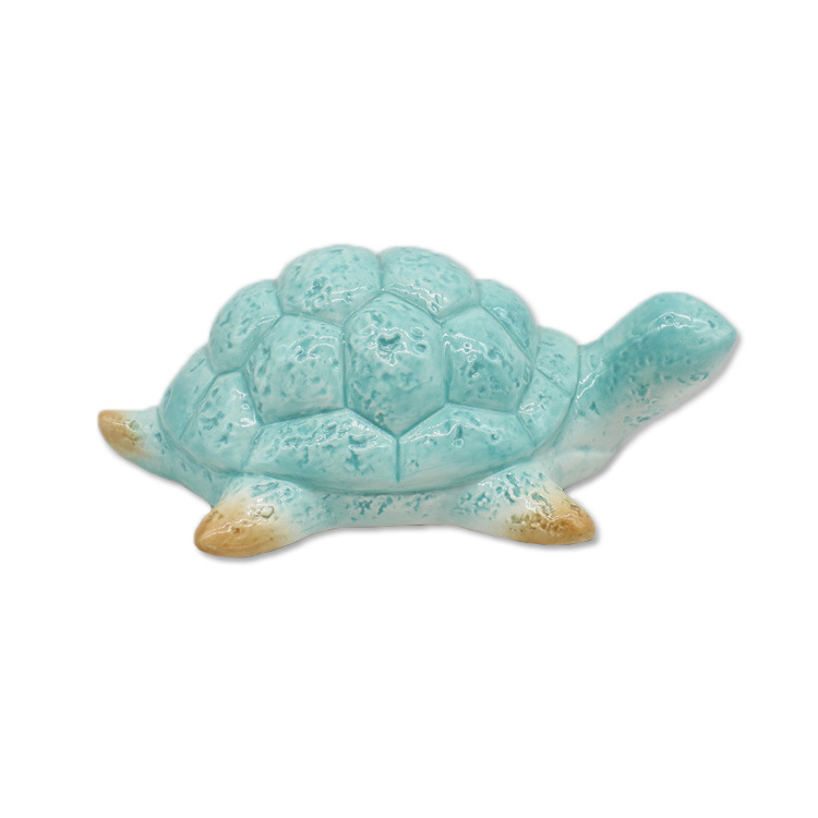 Ocean Beach Porcelain Home Decorative Ceramic Turtle Statue