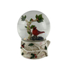 Wholesale Christmas Souvenir Gift Animal Snow Ball Resin Cardinal Red Bird Snow Globe