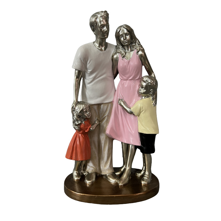 Wholesale Resin Love Souvenir Statue Office Home Decoration Couple Sculpture