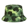 Summer Beach Sun Hat Colorful Heart Printed Camouflage Bucket Hat