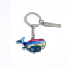 Custom Logo Metal Cute Ocean Animal Shape Souvenir Dolphin Whale Keychain