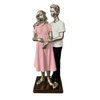 Custom Resin Statue Beautiful Couple Figures Valentine′s Day Love Figurines for Wedding Souvenirs