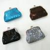 Wholesale Portable Girl Mini Small Glitter Sequined Coin Purse