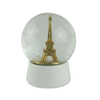 Wholesale Resin 3D Building France Paris Souvenir Eiffel Tower Snow Globe