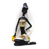 Wholesale Home Decor Black Woman Figuine Resin African Woman Sculpture