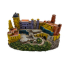 Custom Resin Castle Sculpture Cyprus Souvenir Building Model