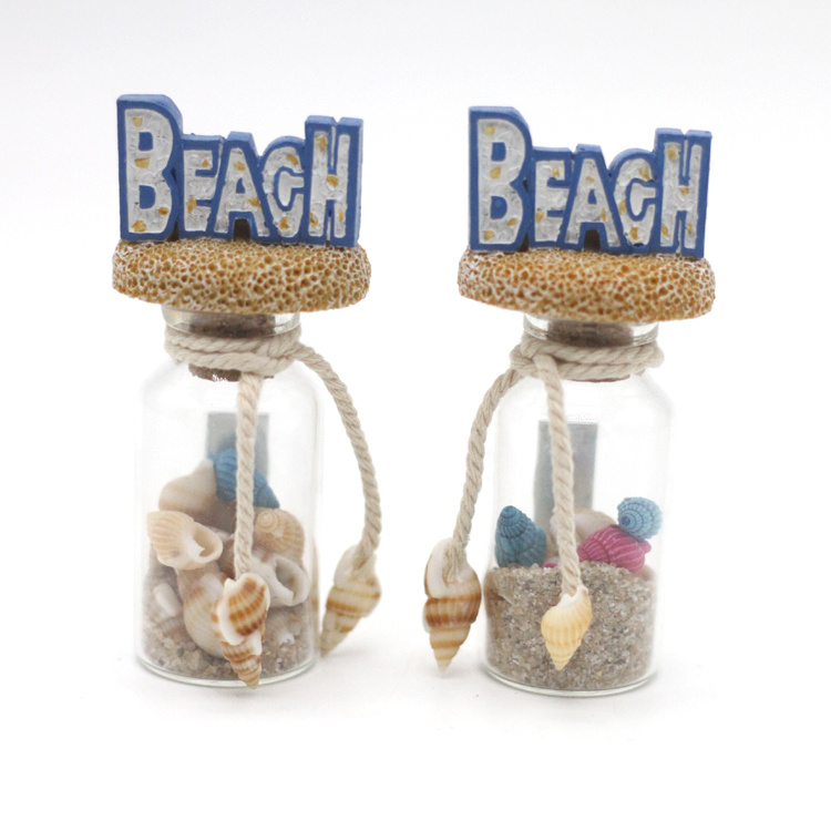 Tourist Souvenir Beach Wishing Drifting Bottle Resin Sand Bottle