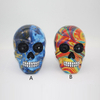 Polyresin Handmade Crafts Head Skeleton Sculpture Resin Home Decor Figurines Art Skull Statue