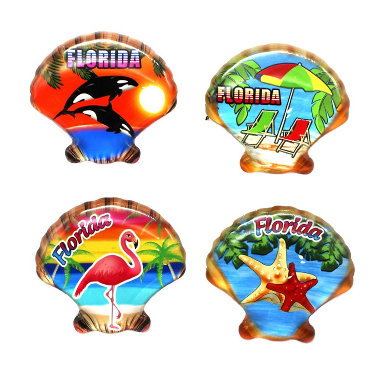 Wholesale Custom Souvenir Crystal Dome Fridge Magnet Glass Fridge Magnet