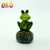 Custom Animal Figurine Resin Frog Statue Yoga Frog for Home Decor