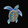 Turtle Souvenir Magnet Embossed Printing Resin 3D Fridge Magnet