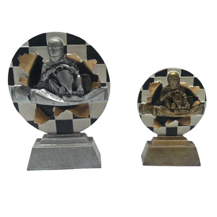 Custom Europe Football Game Resin Awards Polyresin Sport Trophy