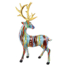 Light Luxury Home Decor Life Size Polyresin Deer Abstract Art Statue Resin Deer Sculpture