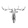 Nordic Modern Luxury Animal Head Wall Decor Resin Deer Wall Hanging Decoration