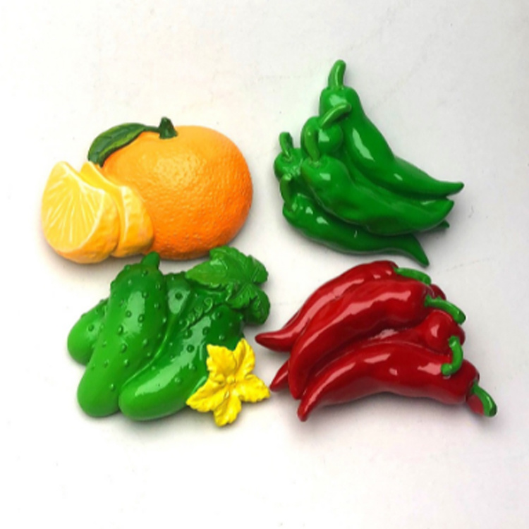 Creative Funny 3D Resin Mexico Food Fruit Cake Fridge Magnet