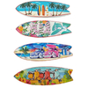 Custom Resin Printed Beach Tourist Souvenir Surf Board Souvenir Fridge Magnet