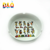 Manufacturer Wholesale Souvenir Personalized Porcelain Smoking Custom Logo Ceramic Ashtray