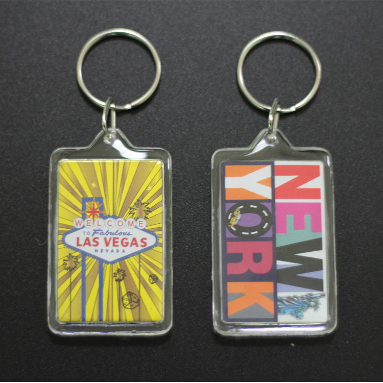 Custom Tourist Beach Souvenirs Products Acrylic Keychain