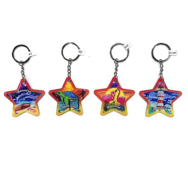 Custom Tourist Beach Souvenirs Products Acrylic Keychain