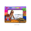 Custom Tourist Gift Travel Souvenirs Wood Photo Frame Florida Beach Souvenir Epoxy Picture Frame