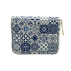 2022 New Fashion PU Leather Coin Purse Women′s Wallet Floral Pattern Exquisite Purse with Zipper