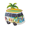 Tourist Souvenir Mini Bus Car Model Shape Fridge Magnet Custom 3D Printing Resin Fridge Magnets