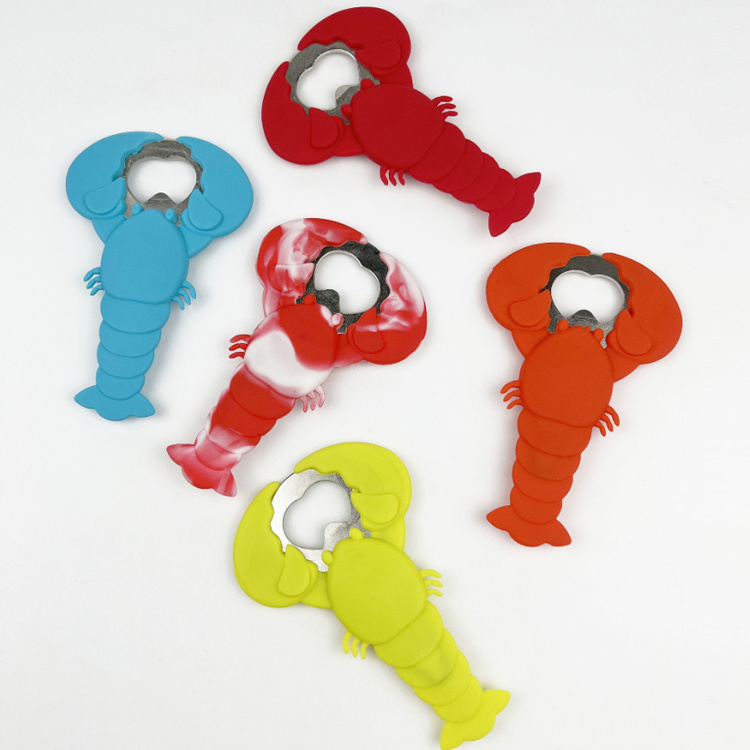 Wholesale Marine Life Beach Souvenir Beer Bottle Opener Cute Animal Silicone Bottle Opener